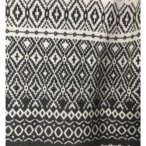 Joie X-Small Sweater Nordic Gray White Patterned Fair Isle M Pullover Soft XS - Picture 3 of 4